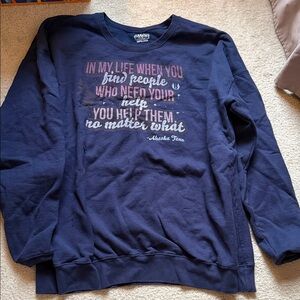 Navy Blue Crewneck Sweater